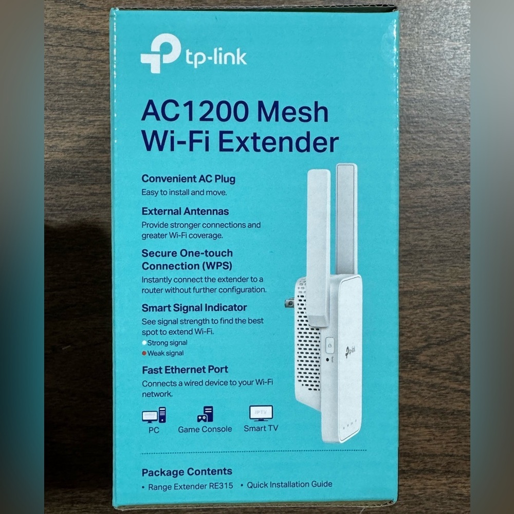 TP-Link RE315 AC1200 Mesh Wi-Fi Extender - Extend Any Router – Used - Picture 4 of 7